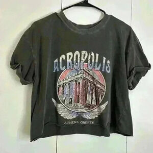 Vintage feeling t shirt short sleeve